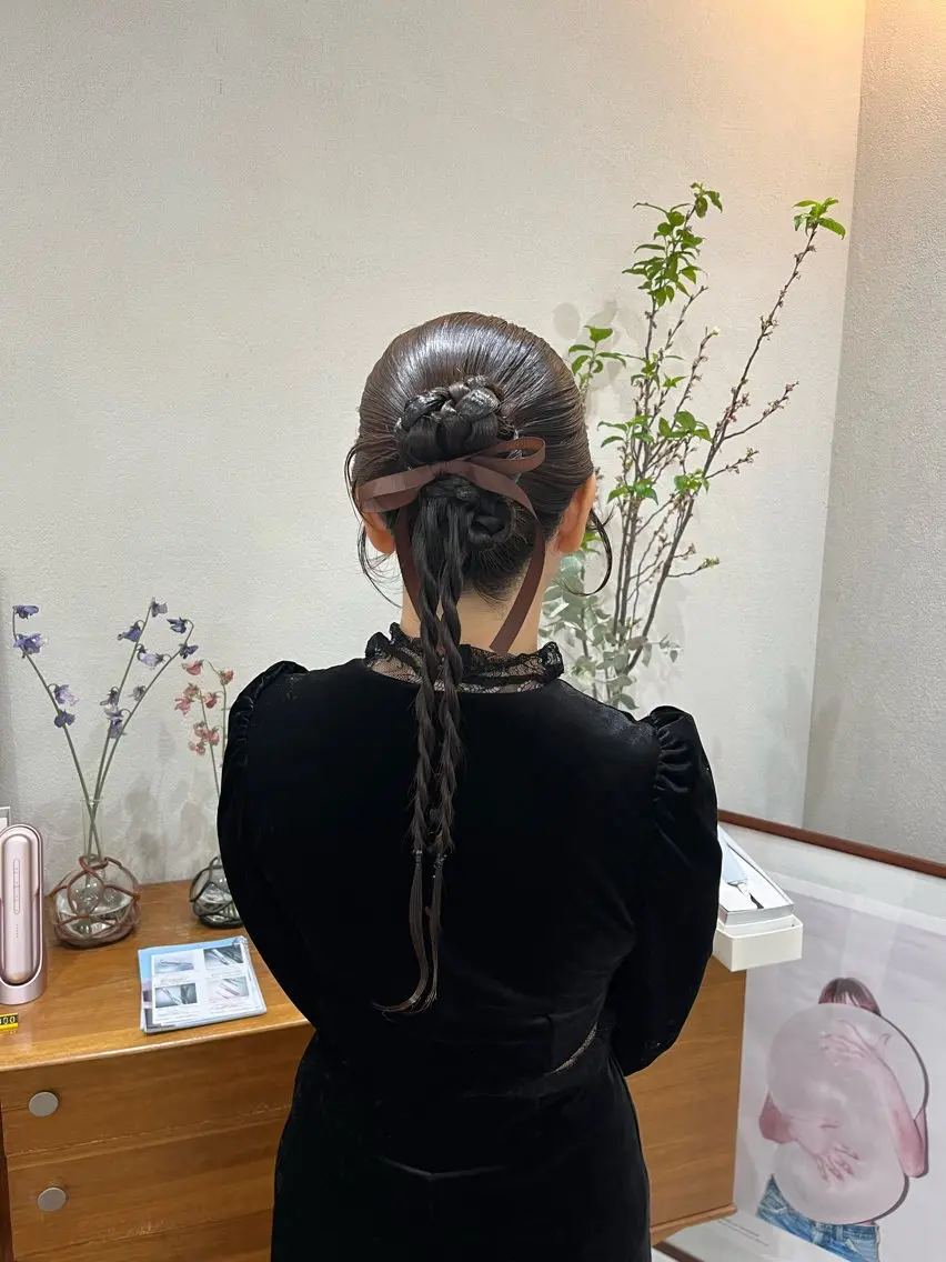 ヘアアレンジ ヘアセット 透明感カラー/ 似合わせ/chikaのヘアスタイル