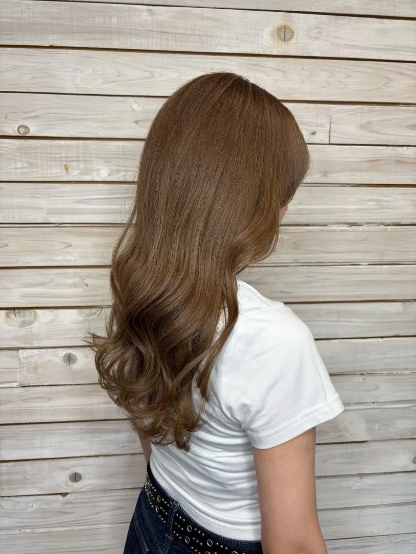 ロング ヘアカラー 赤み消し特化/ 藤本 彩果のヘアスタイル
