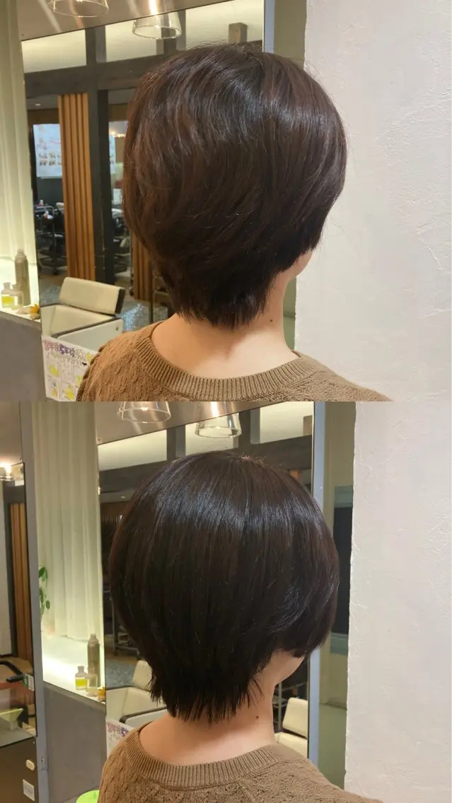 ショート ヘアカラー 中川 空海のヘアスタイル