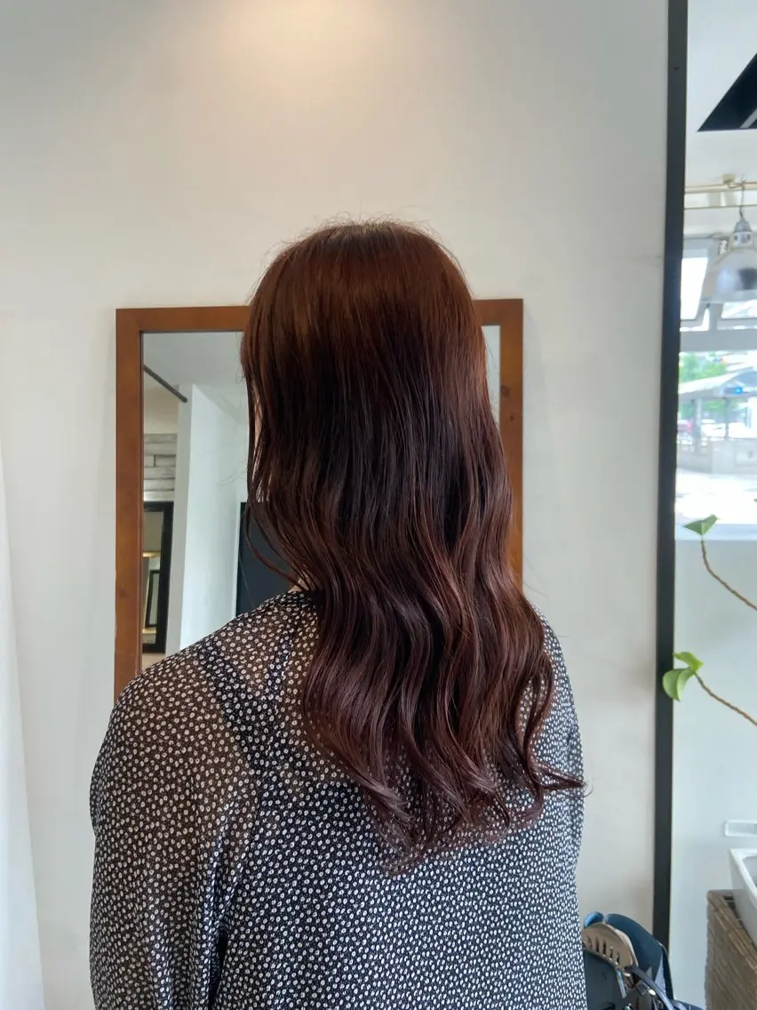 ロング まつ あみのヘアスタイル