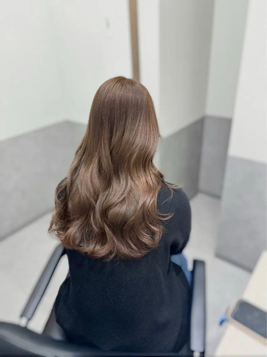 セミロング カラー ヘアアレンジ ヘアカラー トリートメント ヘアセット 美髪透明感特化| なおき|池袋美容師のヘアスタイル