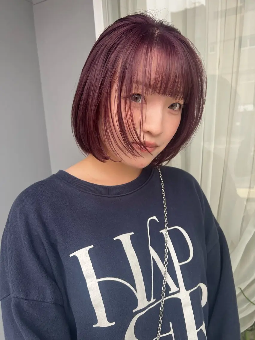 ショート カラー ヘアカラー eim AYUKAのヘアスタイル