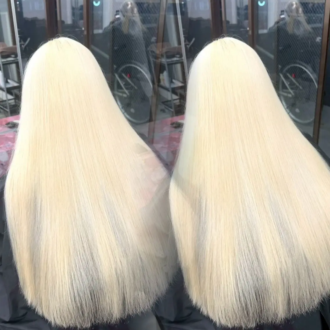 カラー ブロンド ホワイトブロンド ヘアカラー PELEmana🎀 透明感🤎ᩚワンホンのヘアスタイル