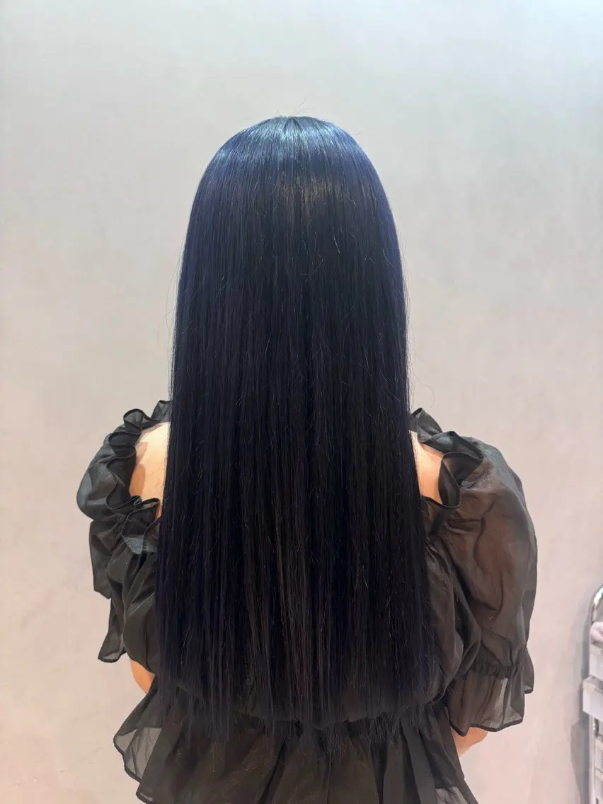 ロング カラー ブルーカラー ☁️olelo国立 ☁️Minoriのヘアスタイル