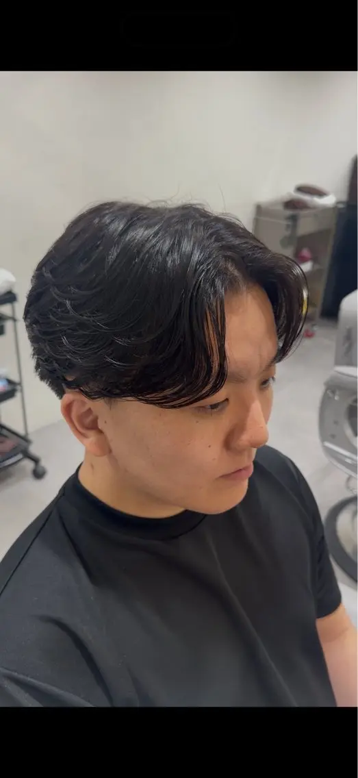 パーマ メンズ フェザーパーマ メンズパーマ 松戸メンズパーマ特化 /野原健太のヘアスタイル