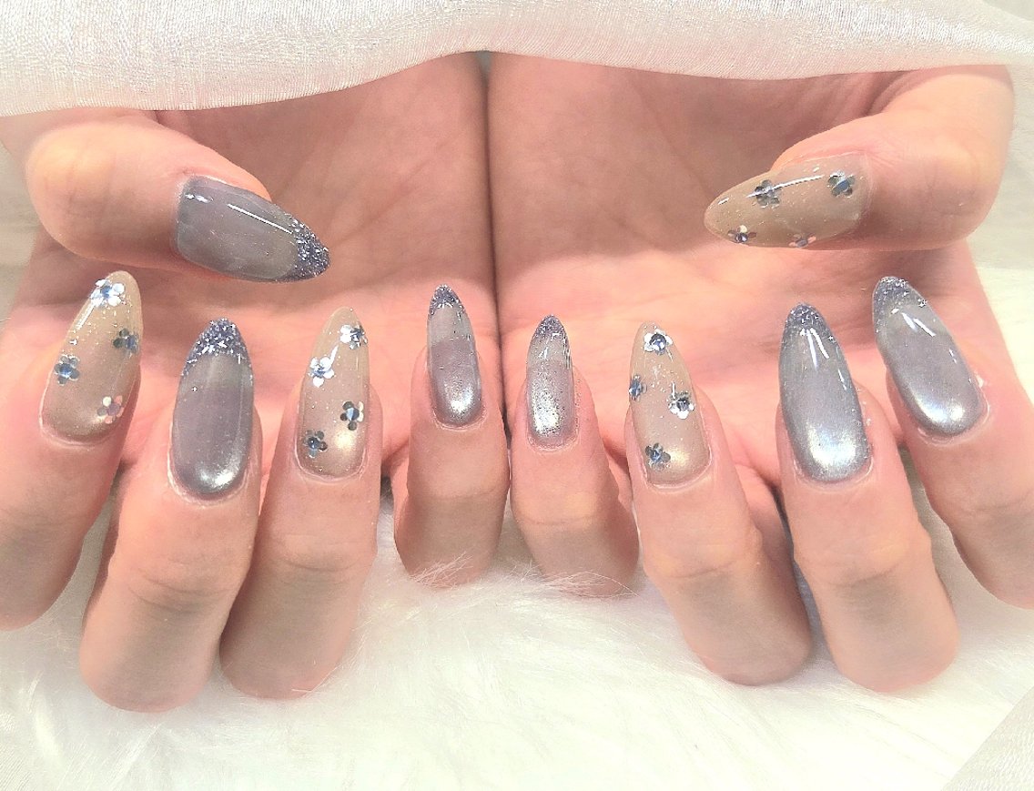 ネイル ハンドネイル Cielel🦋 Eri✧*｡のネイルデザイン