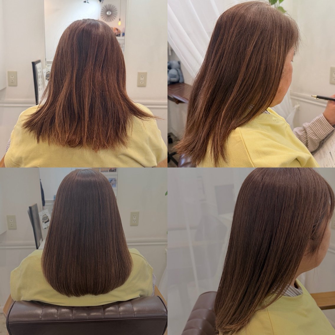 ミディアム 小川 瑞月のヘアスタイル