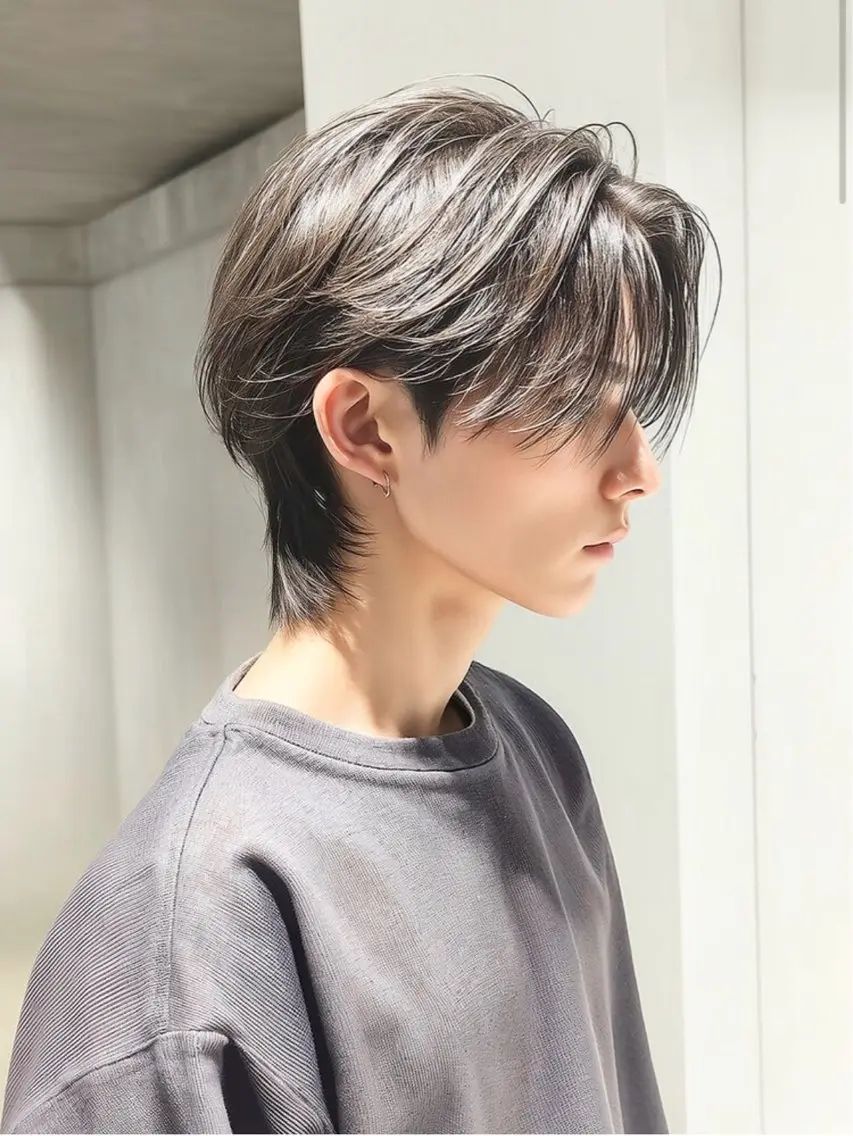 ショート メンズ カット ヘアカラー Miura Kaitoのヘアスタイル