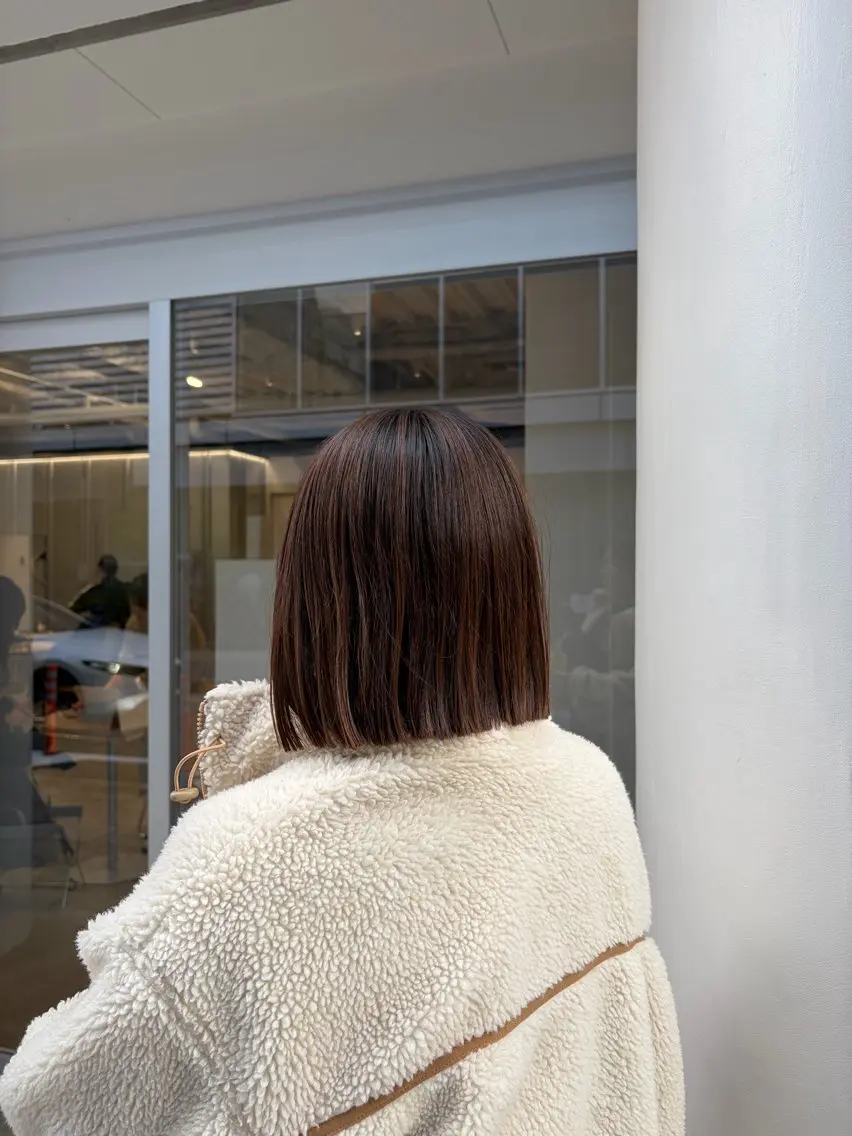 ミディアム ボブ きたはら あおいのヘアスタイル