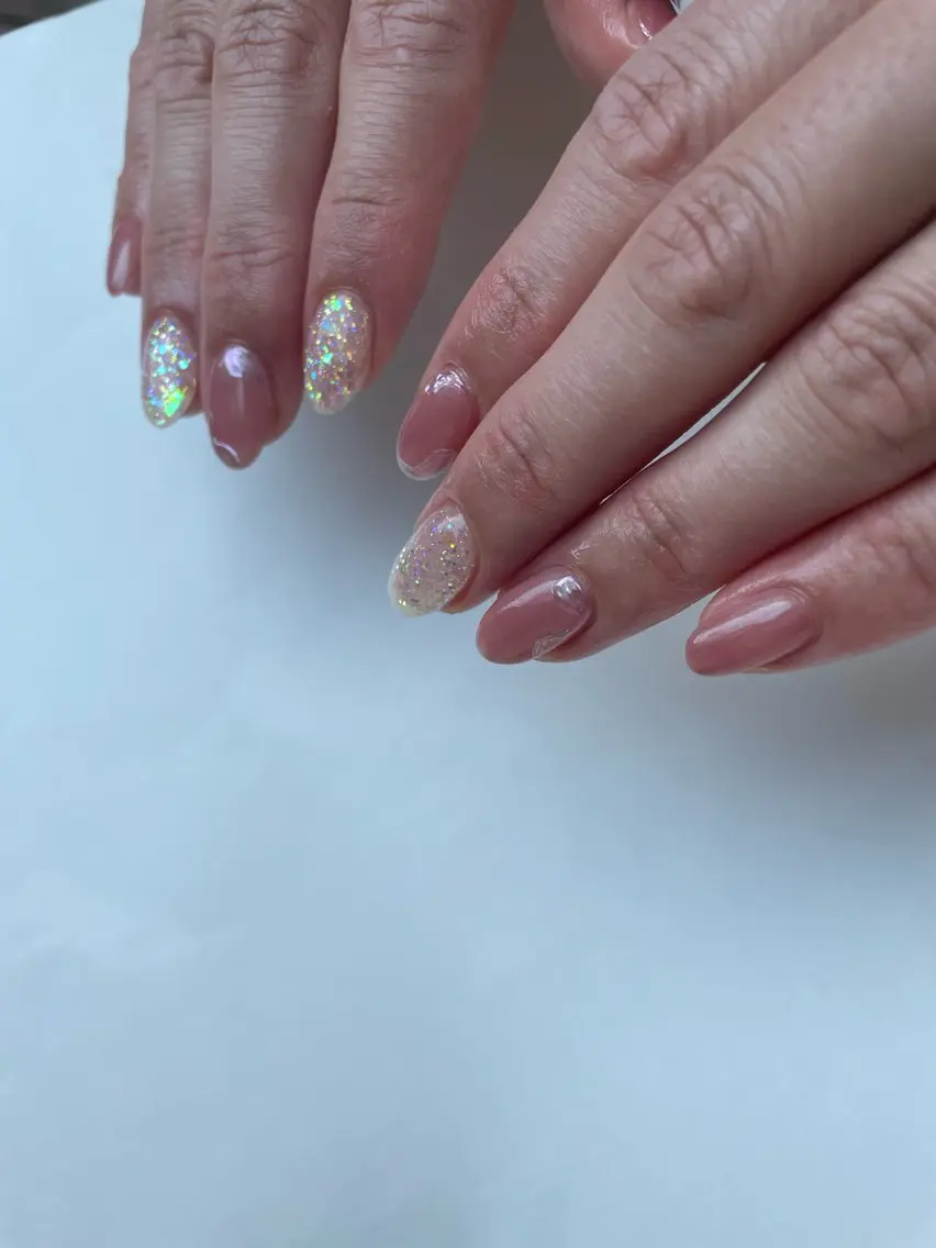 ネイル 氷ネイル・うるうるネイル vico栄 Azusa🍓のネイルデザイン