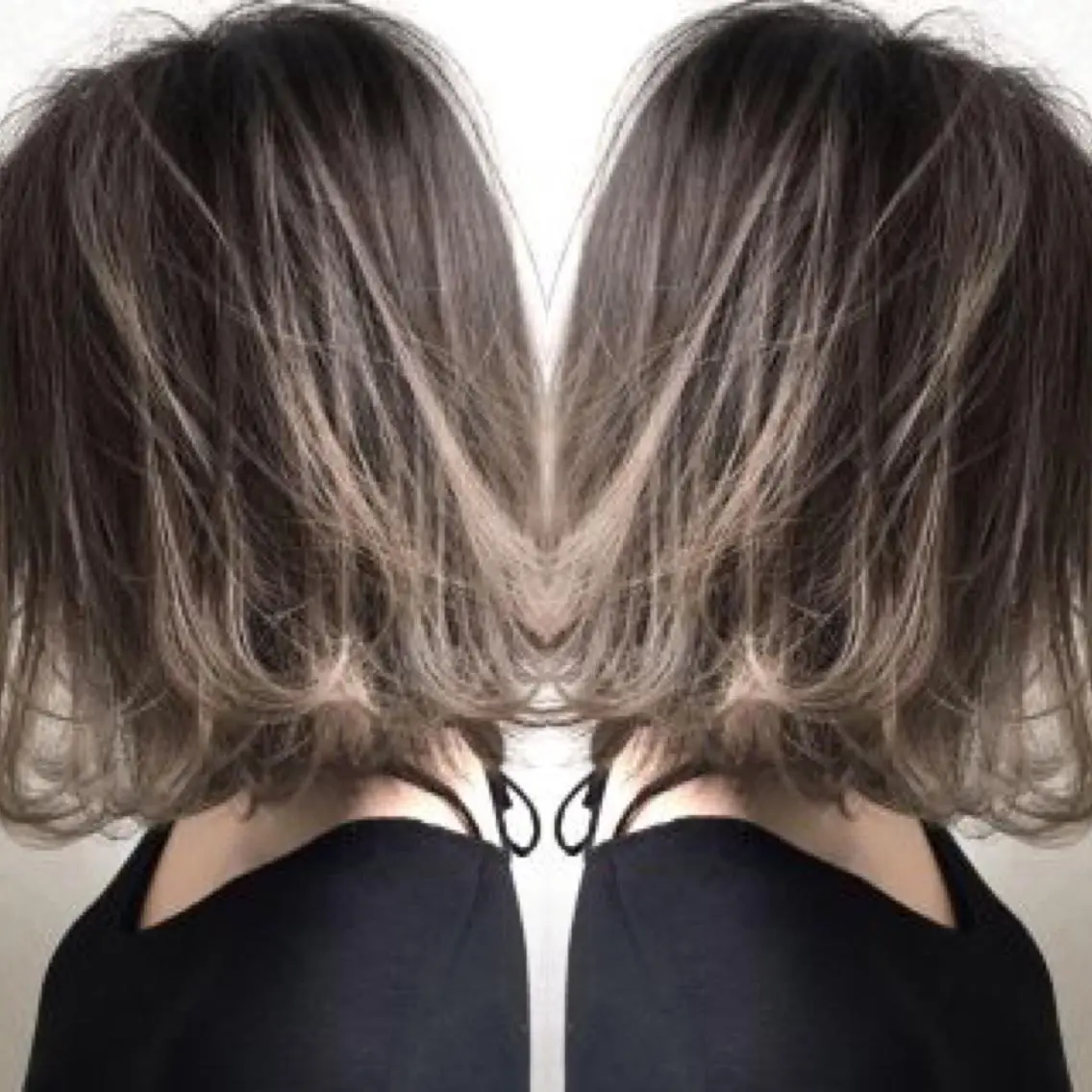 ミディアム ヘアカラー ricca♪ 反町のヘアスタイル