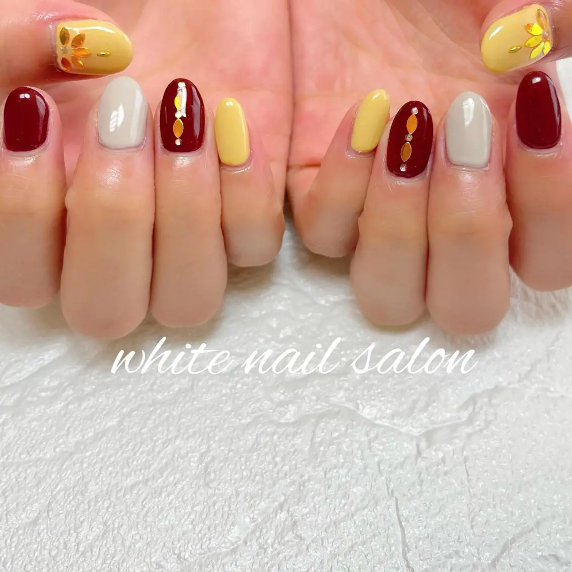 ネイル フットネイル ジェルネイル ハードジェル ラメ(グリッター) 持ち込み ハンドネイル white nail salonのネイルデザイン