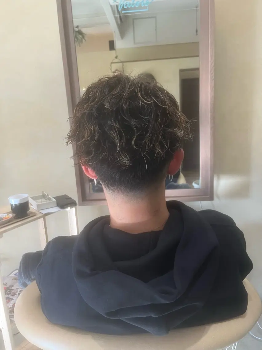 ショート メンズ カット パーマ トリートメント 鹿児島 TSUBASAのヘアスタイル