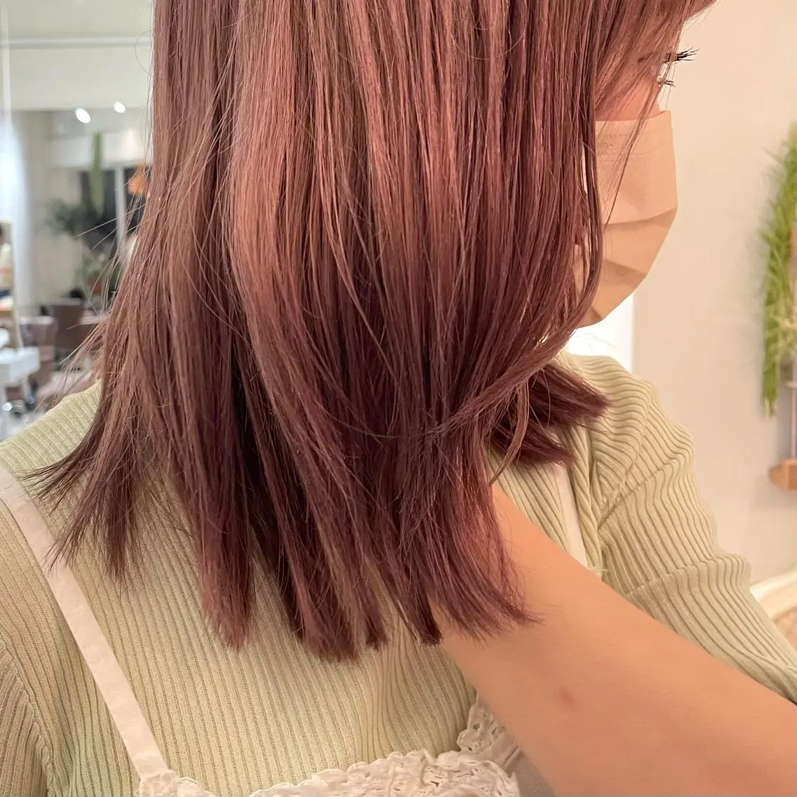 セミロング ena/ブリーチなし 透明感・レイヤー🎀のヘアスタイル