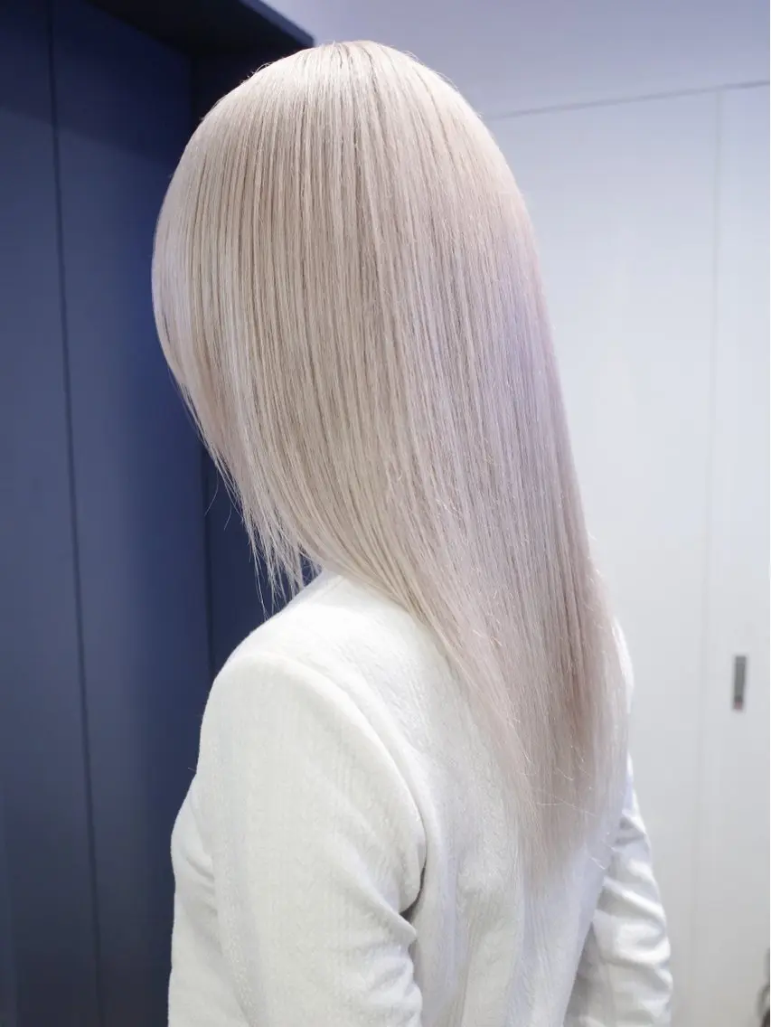 明るくしたい📈ムラを消したい🪄ブリーチ2回+カラーの写真