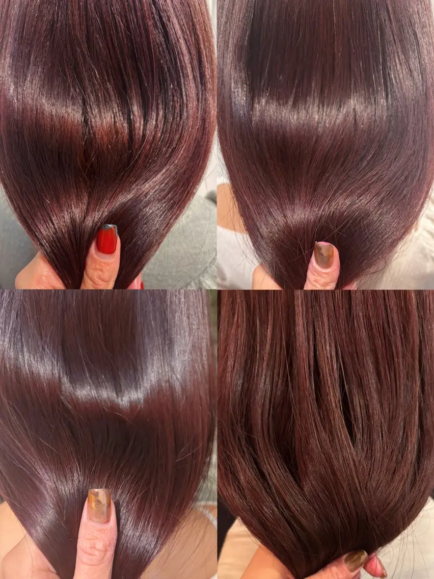 ミディアム カラー ヘアカラー トリートメント 長谷川 澄のヘアスタイル
