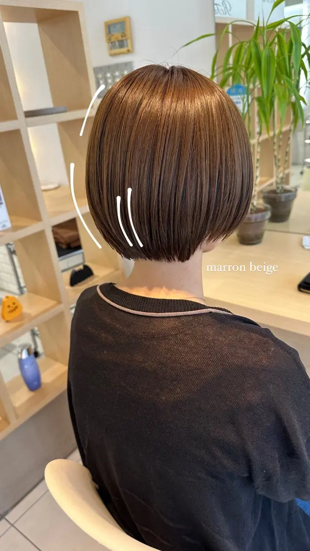 ショート ショートボブ ボブ ショートヘア カット ヘアカラー トリートメント 山下恋佳/矢場町/ ブリーチ/ショートのヘアスタイル
