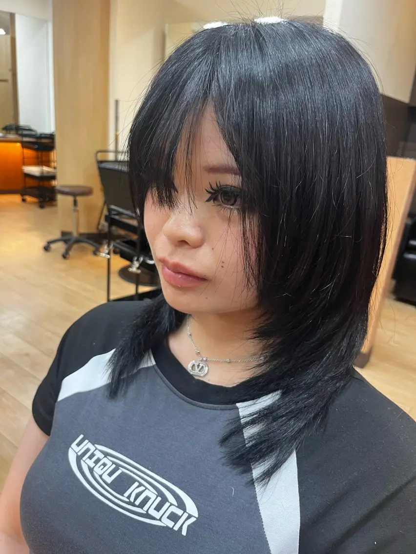 セミロング 本田 誠也のヘアスタイル