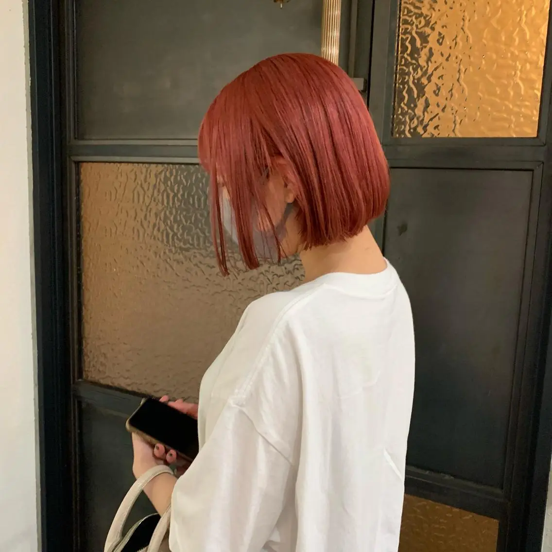 ミディアム カラー カット ヘアカラー トリートメント 本間 結衣のヘアスタイル