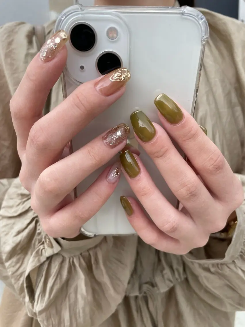 ネイル ハンドネイル Sea  nail by emaのネイルデザイン