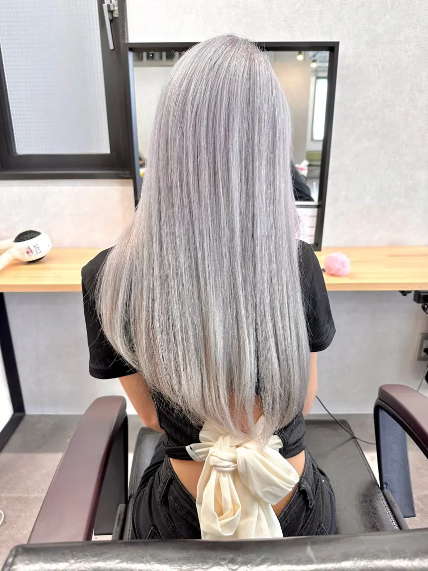 ロング ヘアカラー トリートメント 💎lino _by _ACNE💎 🧸のヘアスタイル