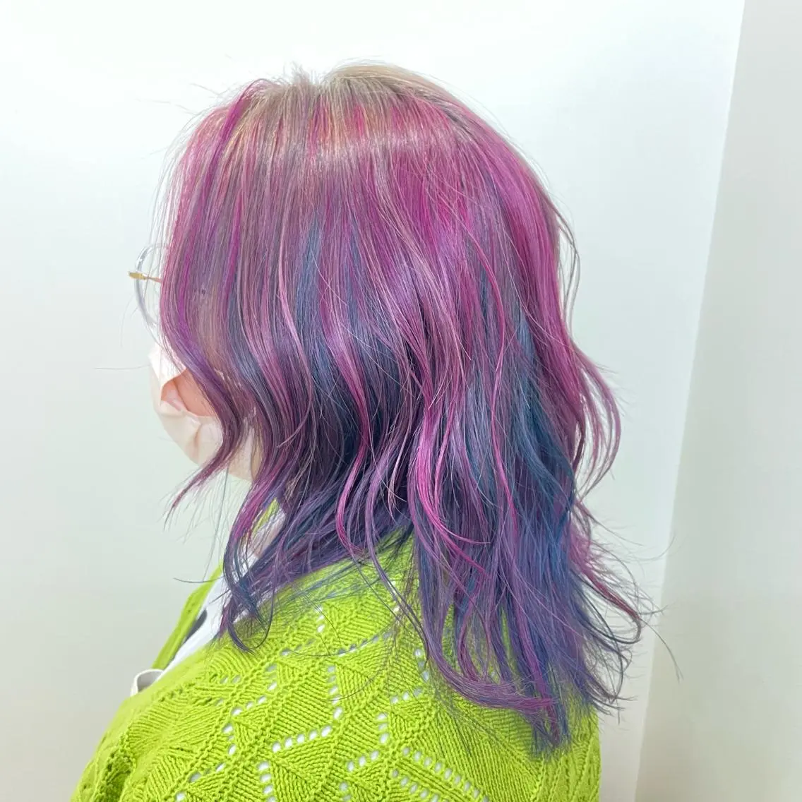 体育祭フルセット🌈🎀(ブリーチ+カラー)+当日ヘアセット+後日暗髪戻しカラー！の写真