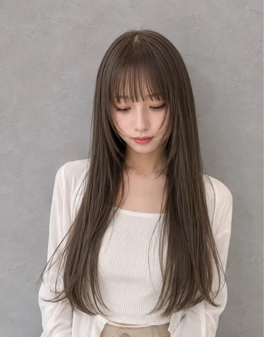 ロング カラー 透明感カラー✨ 横尾ハルト🔹のヘアスタイル