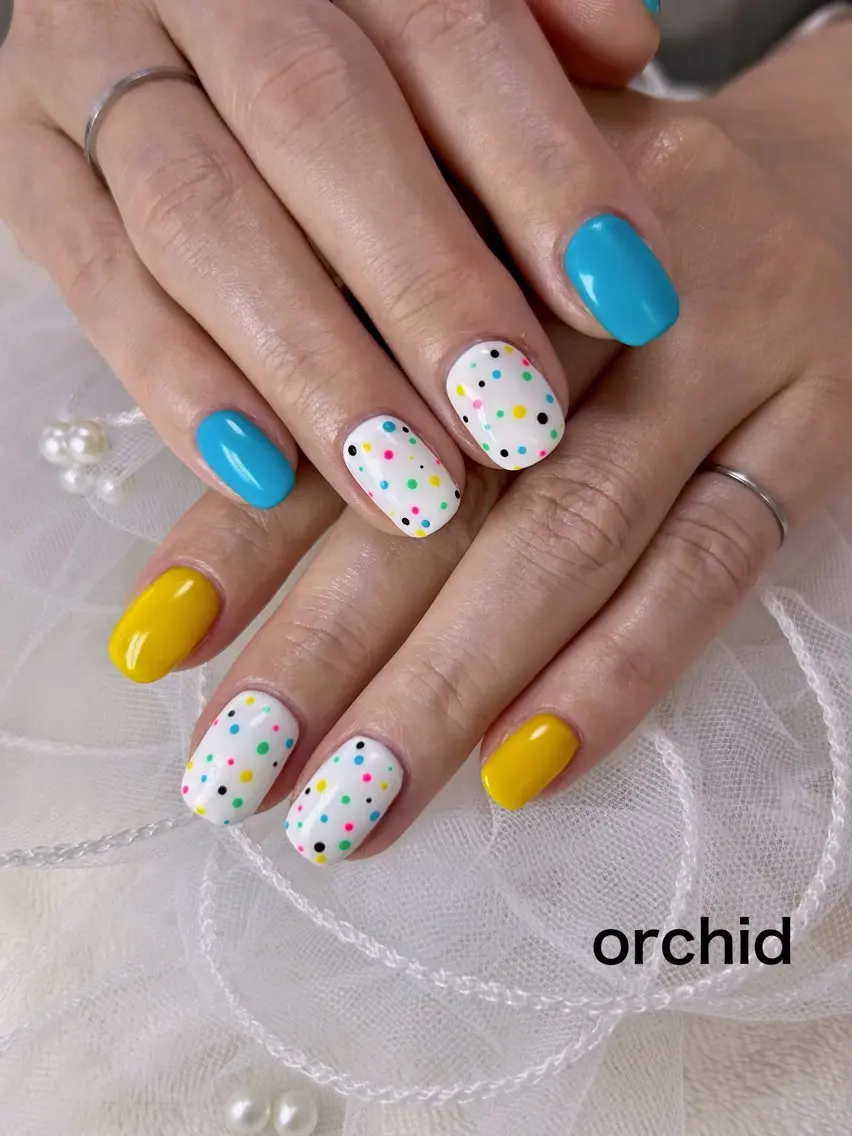 ネイル ハンドネイル orchid ♡オーキッドのネイルデザイン
