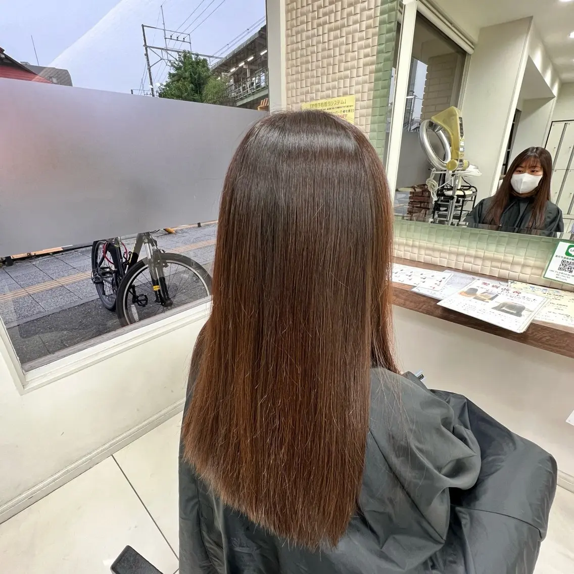 ロング 縮毛矯正 縮毛矯正 原田 虎太郎のヘアスタイル