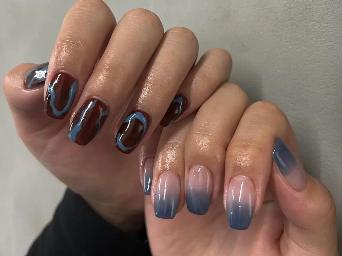 ネイル rina ニュアンス♡ワンホンのネイルデザイン