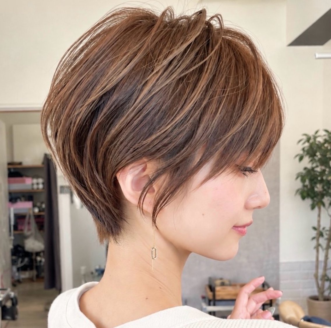 ショート 小顔ショート 原宿/みゆのヘアスタイル