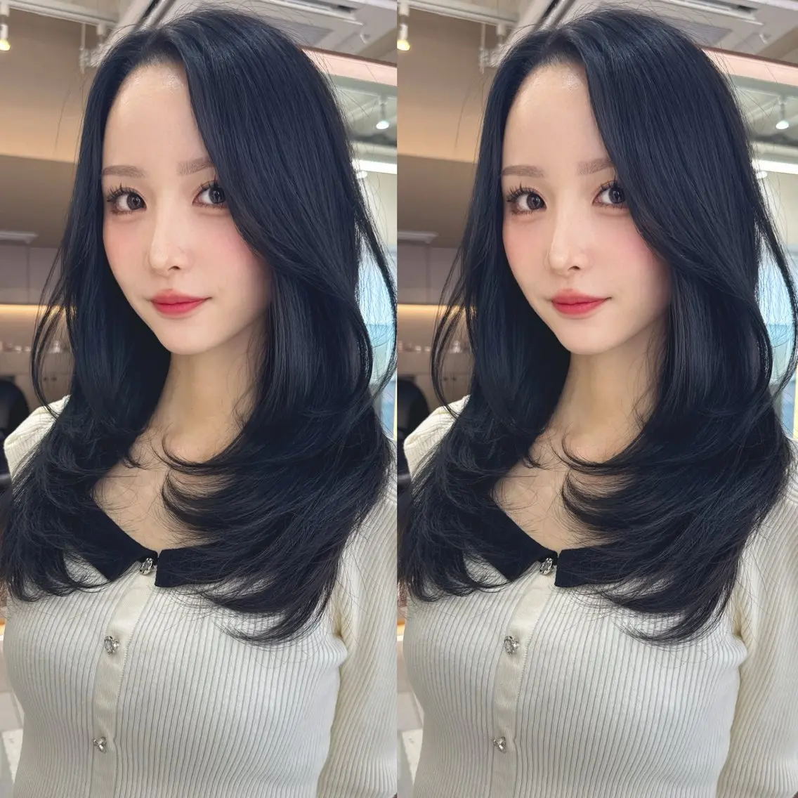 ミディアム カットモデル募集 長谷川のヘアスタイル