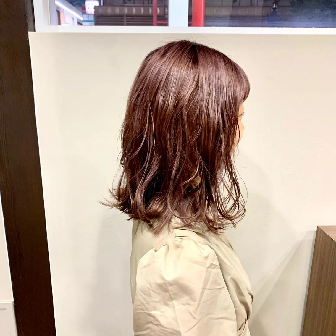 ショート カラー ラベンダーカラー ピンクカラー 東條 克義のヘアスタイル