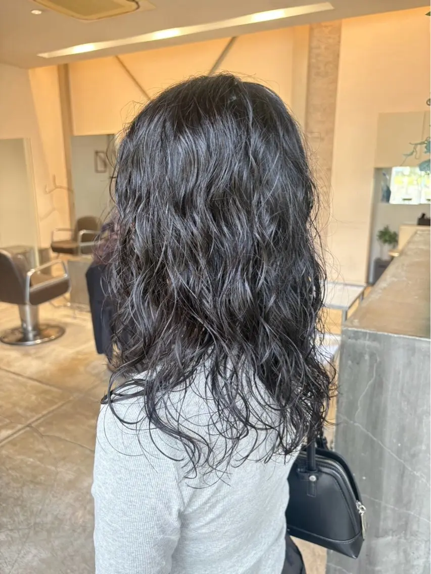 ロング パーマ カット パーマ natumi / カットモデル募集中のヘアスタイル