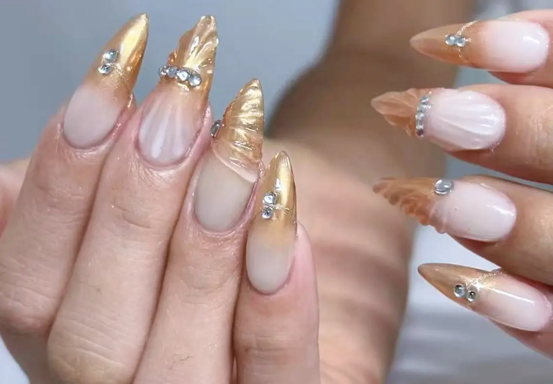 ネイル アートネイル ジェルネイル マグネットネイル Lu nailsalonのネイルデザイン