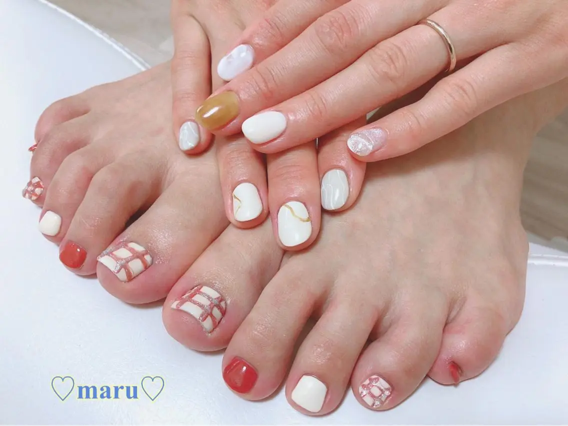 ネイル ハンドネイル フットネイル まるみ ♡のその他イメージ