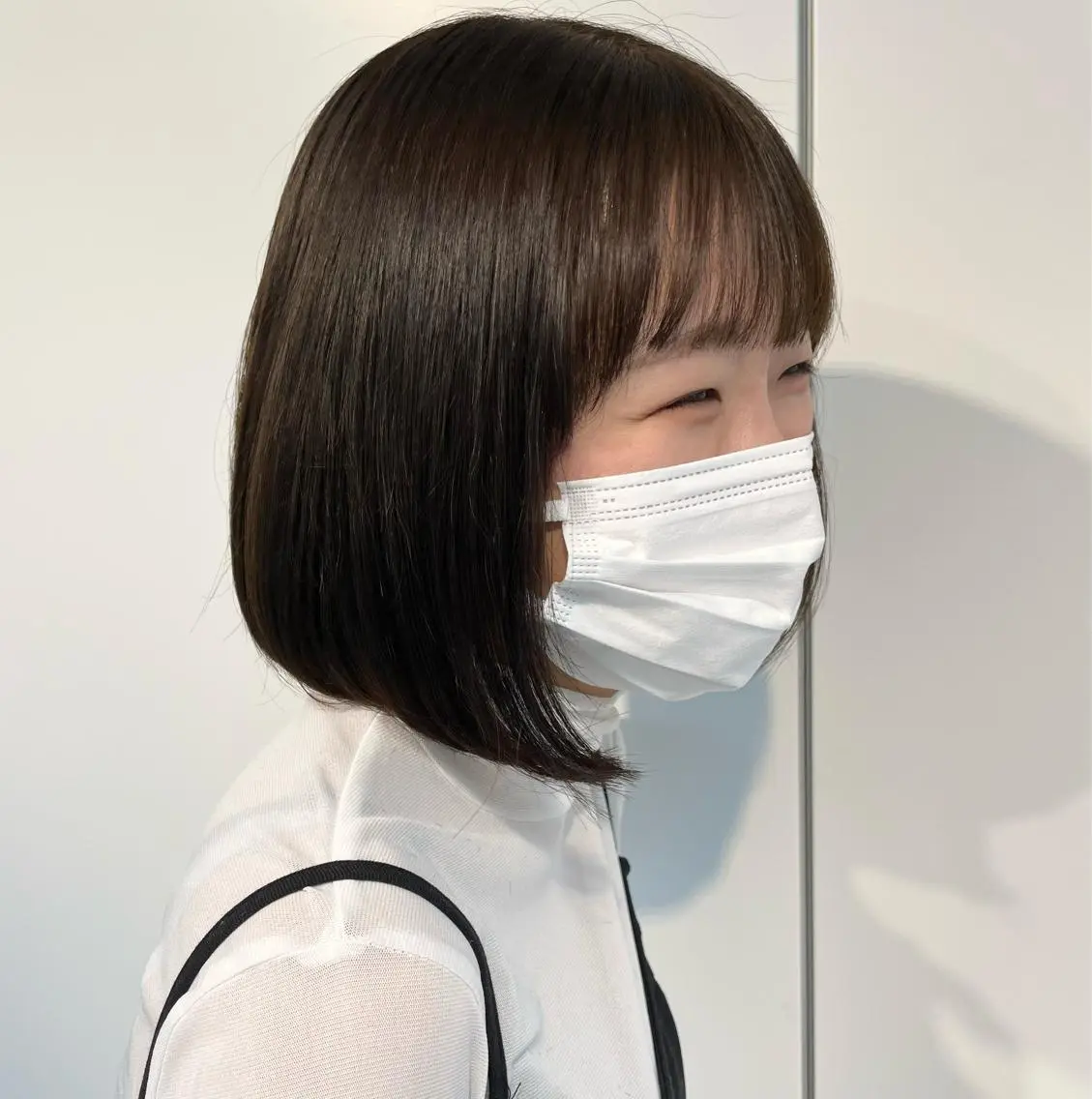 ショート カラー アッシュ 透明感カラー ボブ 顔周りカット 🍮中山詩乃🍮顔 まわりデザイン◎のヘアスタイル