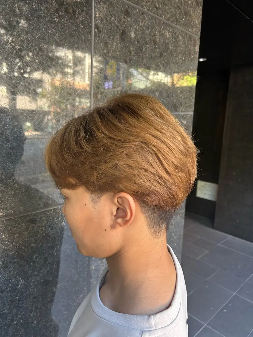 メンズ ヘアカラー 福田 康貴のヘアスタイル