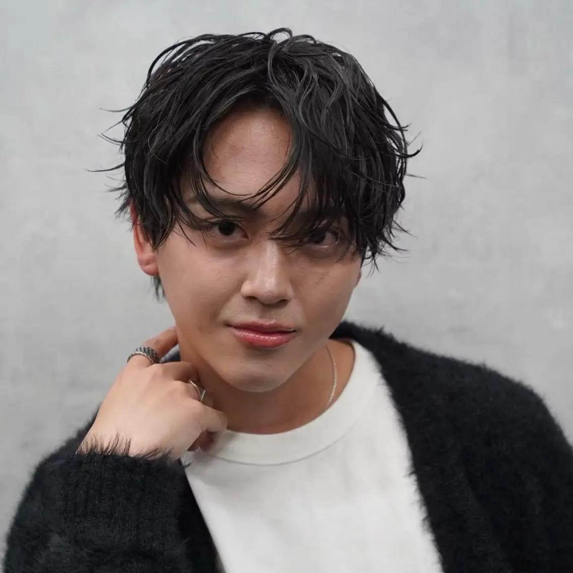 ショート カラー パーマ ヘアアレンジ メンズ キッズ カット パーマ メンズカット/パーマ 山崎航平💈のヘアスタイル