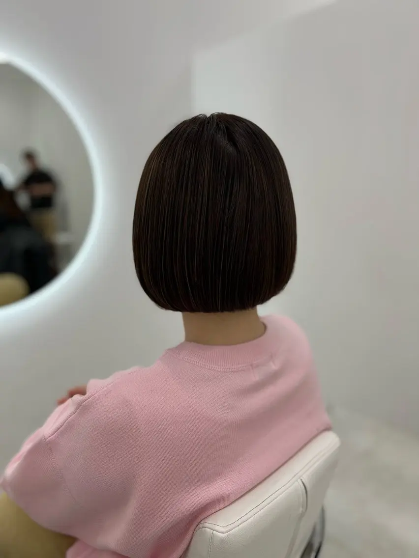 ショート カラー カット ヘアカラー トリートメント ✄﻿aini天王寺 ✄﻿ゆ乃のヘアスタイル