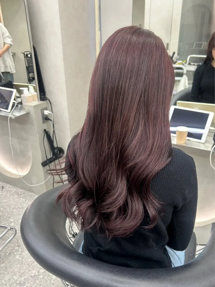 カラー ヘアカラー トリートメント ヘッドスパ 田村 優希のヘアスタイル