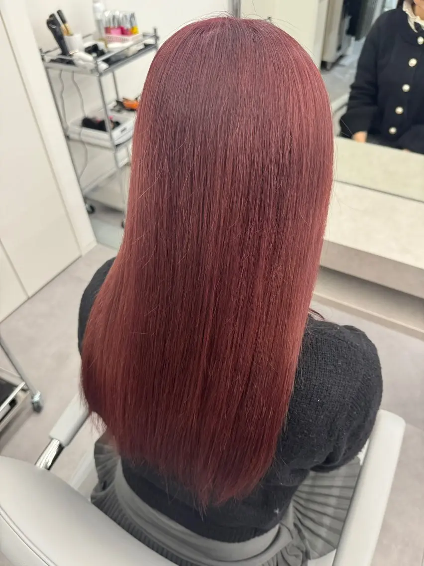 ロング カラー ヘアカラー トリートメント 🎀髪質改善🎀栄 レイヤー/yukiのヘアスタイル