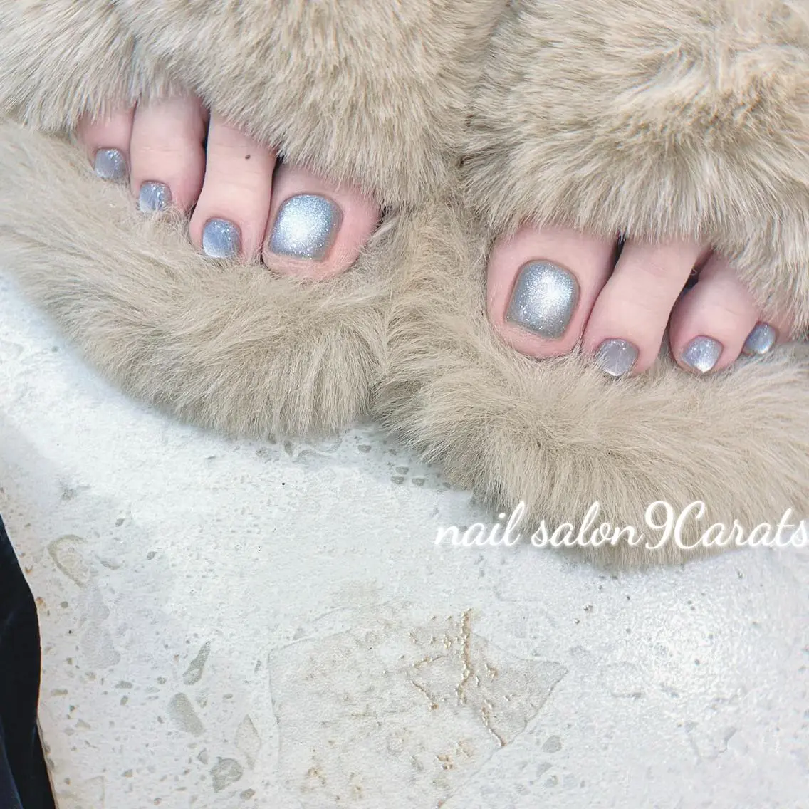 ネイル 💜ワンホンネイル ナインカラット💎のネイルデザイン