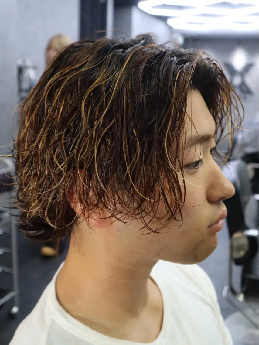 カラー パーマ メンズ カット ヘアカラー 🔥メンズ職人🔥 ✂️加瀬澤駿✂️のヘアスタイル