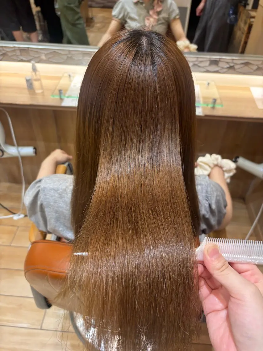 セミロング 平久保 唯那のヘアスタイル