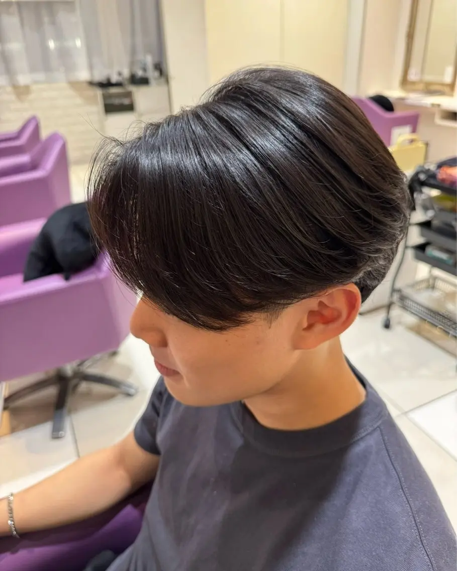 パーマ メンズ 玉置 晴太郎のヘアスタイル