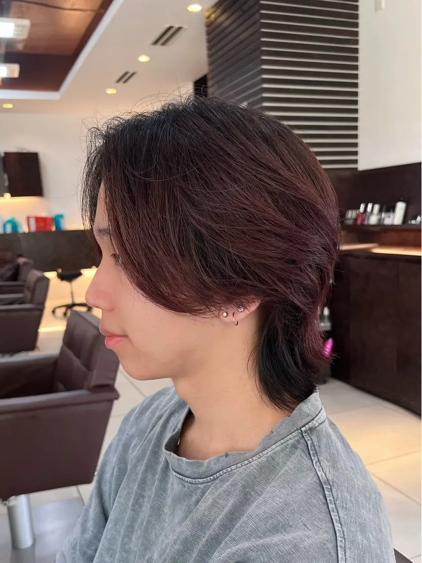 カラー メンズ カット ヘアカラー 草薙メンズ縮毛矯正 💫緒方美柚のヘアスタイル