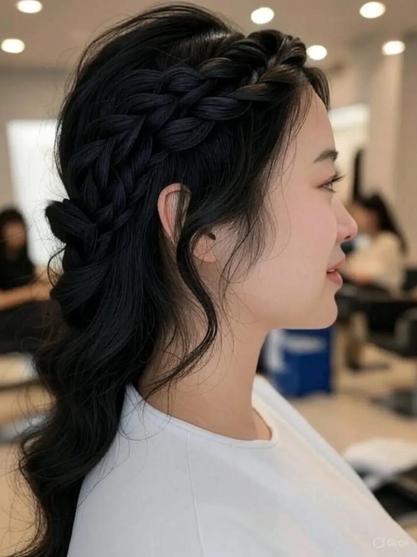 ミディアム repose日本橋 室町のヘアスタイル