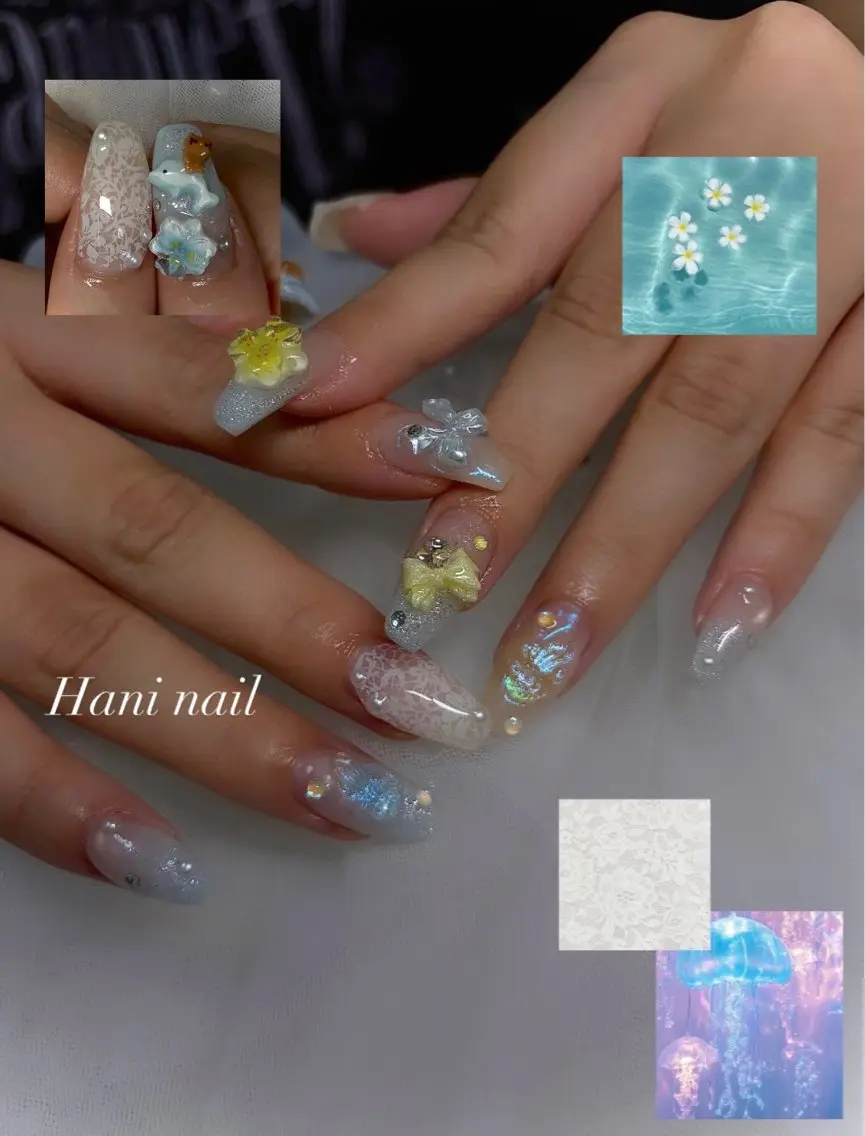ネイル キラキラネイル 韓国ネイル ニュアンスネイル シンプルネイル ワンホンネイル ハンドネイル Hani nailのネイルデザイン