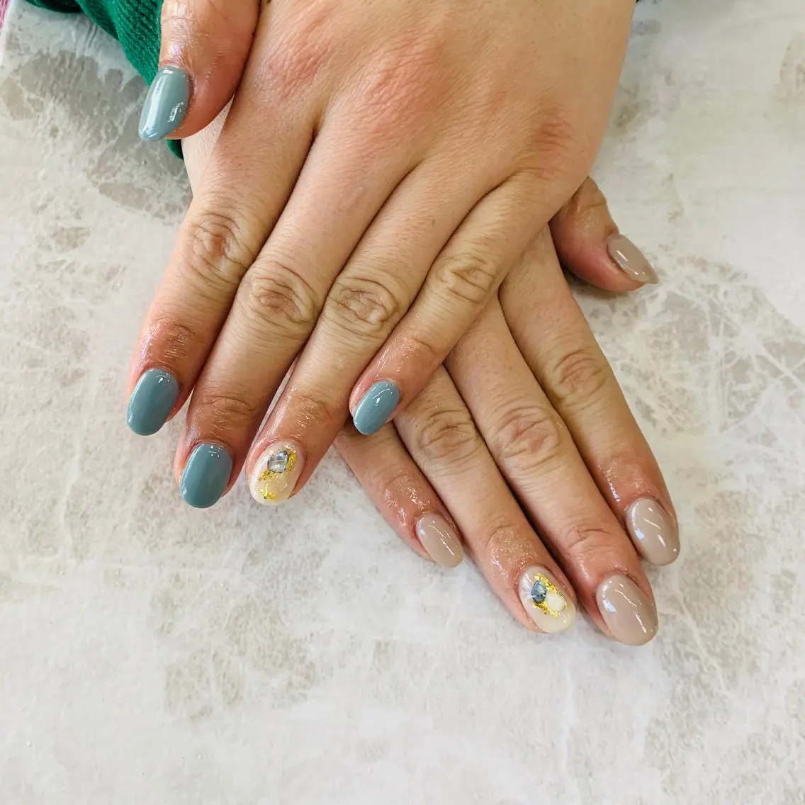 ネイル アートネイル ニュアンスネイル Feliz yuukaのネイルデザイン